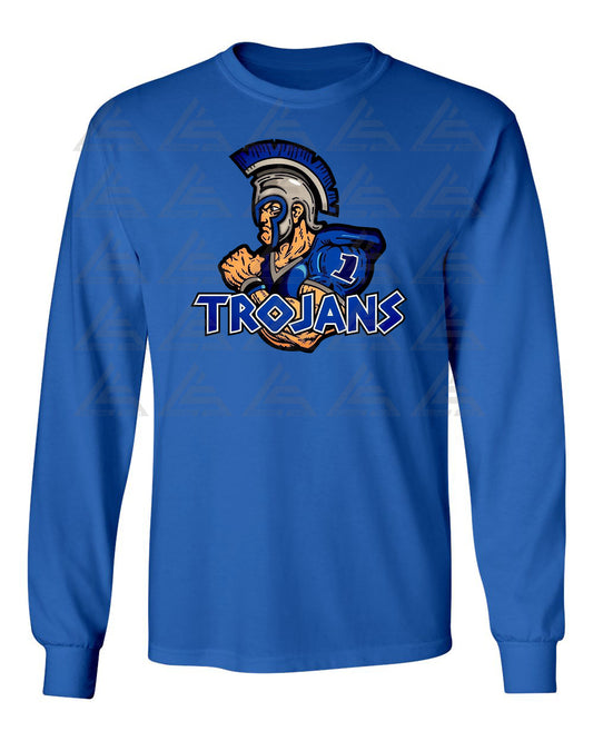 Cross Rec Long Sleeve Tee - Royal