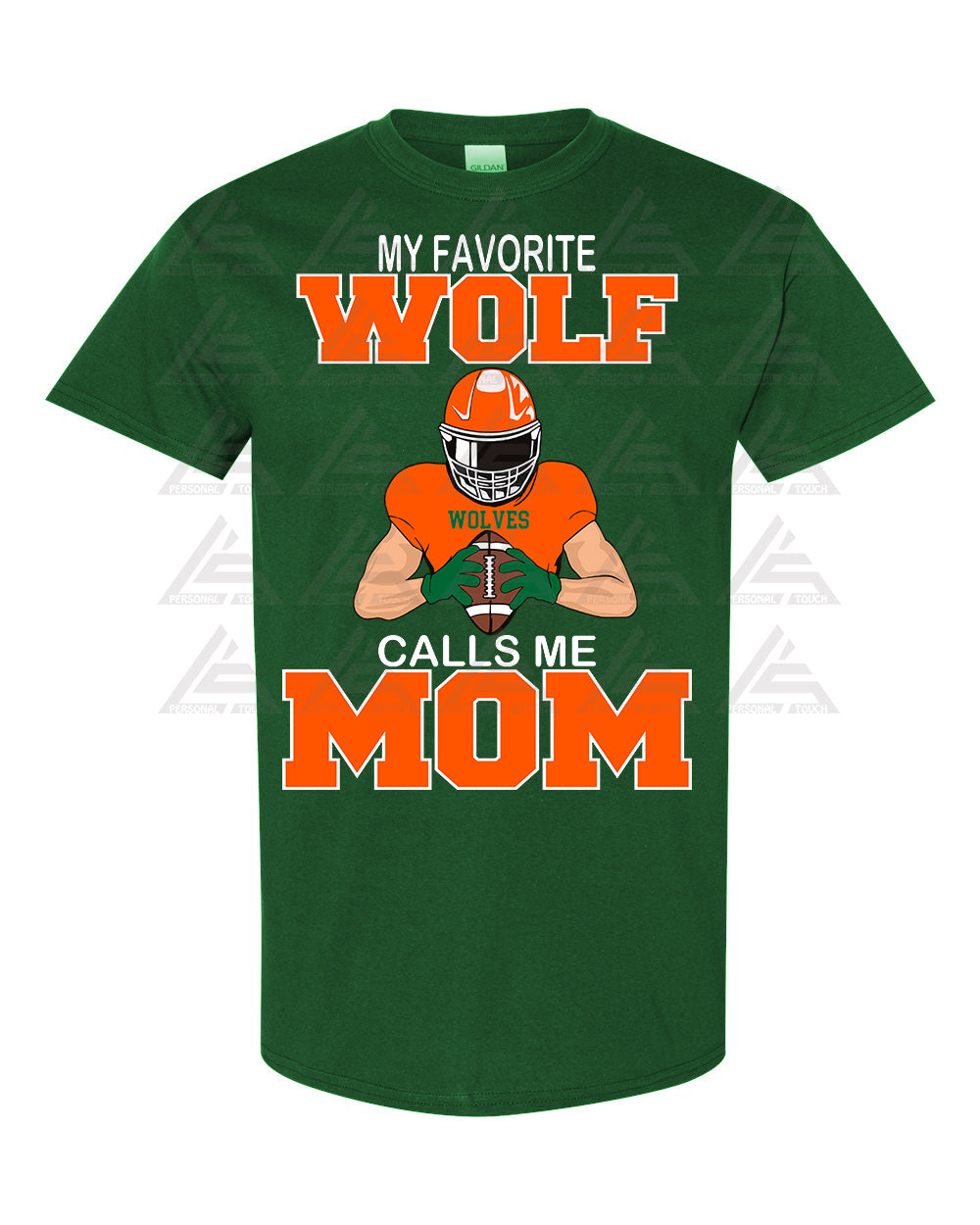 Wolf "My Favorite Player Calls Me (Light) Green Tee