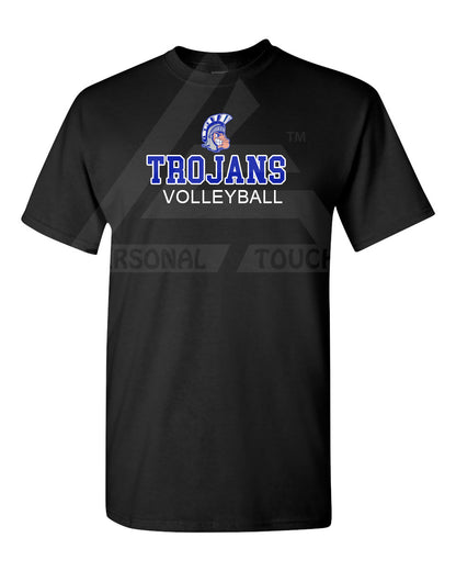 Custom Trojan Volleyball Tee