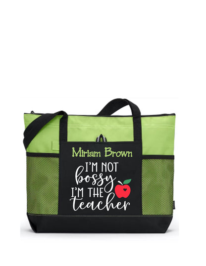 Tote Bag - I'm Not Bossy....Teacher