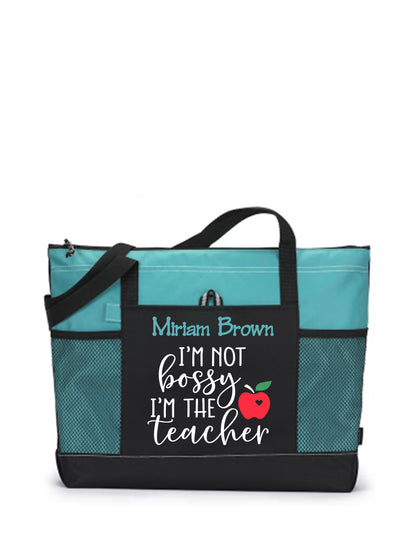 Tote Bag - I'm Not Bossy....Teacher