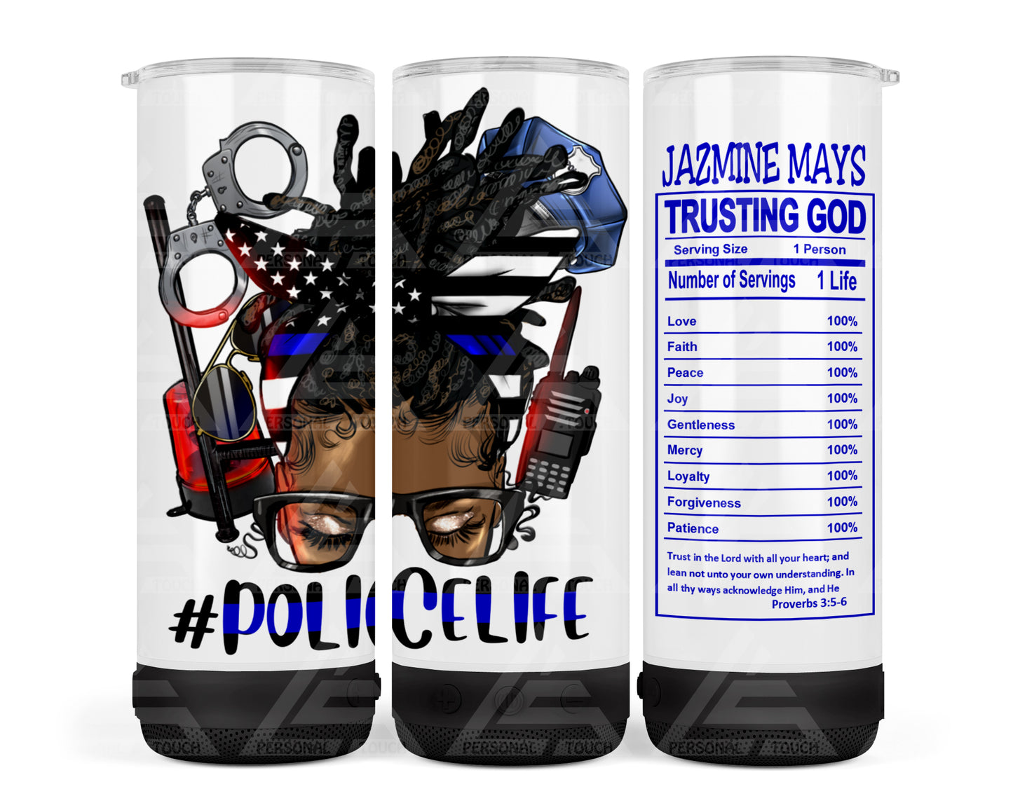 Speaker Tumbler - Police Life 1