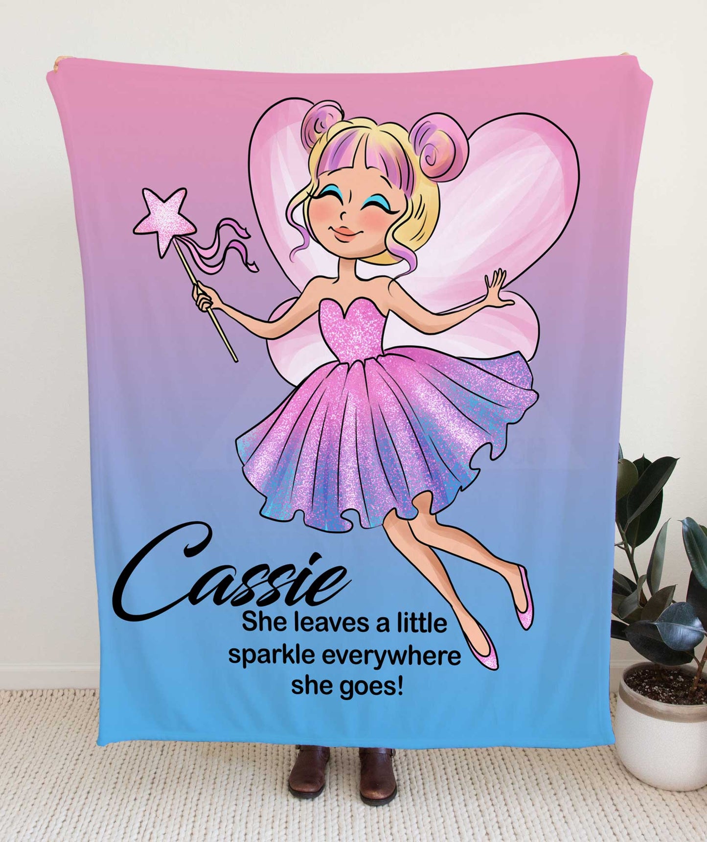 Fairy Plush Throw Blanket