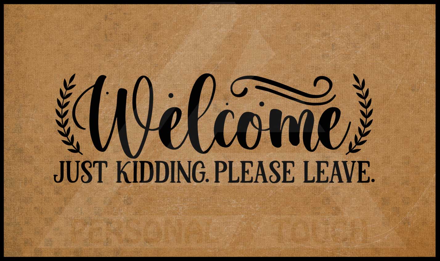 Sarcastic Message Floor Mat