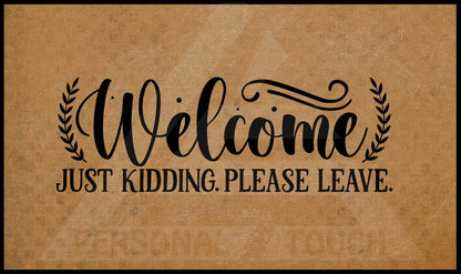 Sarcastic Message Floor Mat