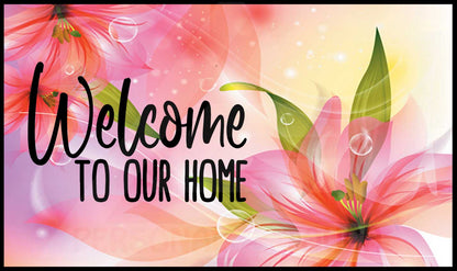 Elegant Florals Floor Mat