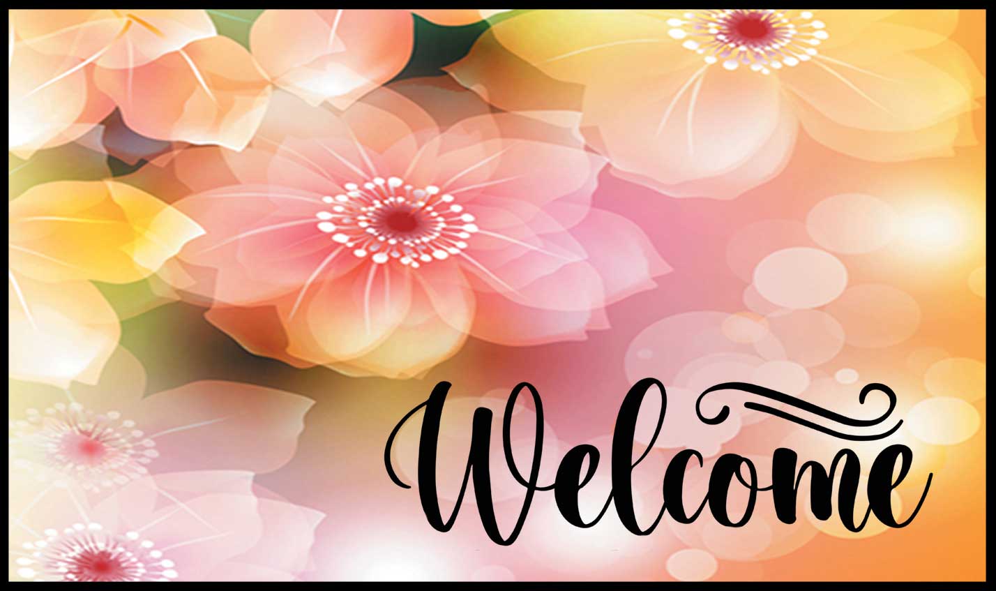 Elegant Florals Floor Mat