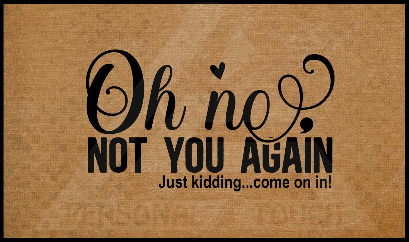 Sarcastic Message Floor Mat