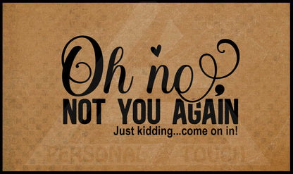 Sarcastic Message Floor Mat