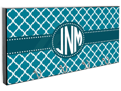 Chain Fence Monogram Key Rack