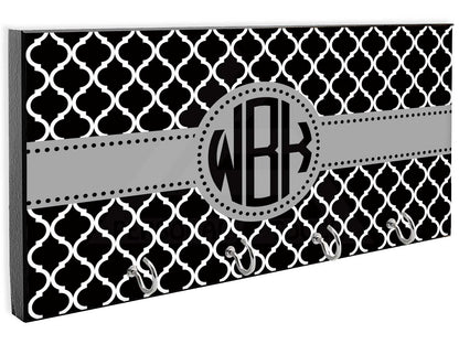 Chain Fence Monogram Key Rack