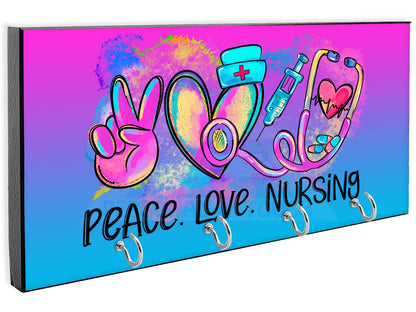 Nurses-Themed Key Rack