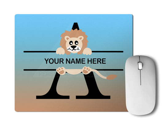 Lion Monogram Mousepad