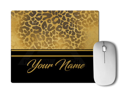 Distressed Animal Print Mousepad