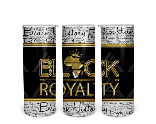 Skinny Straight Tumbler (Black Royalty)