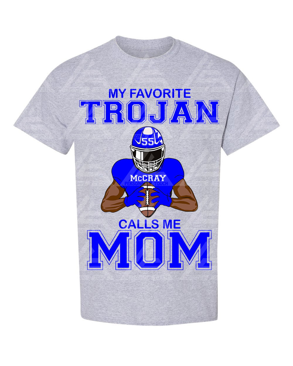 Trojan "My Favorite Player Calls Me (Dark) Gray Tee