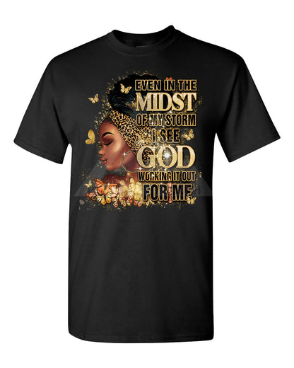 Even In The Midst Tee (Gold)