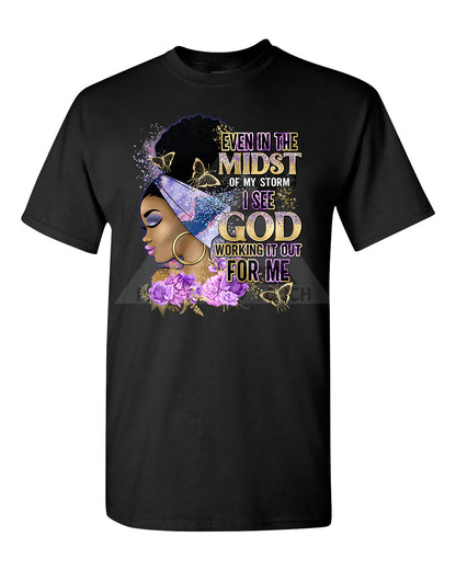 Even In The Midst Tee (Purple)