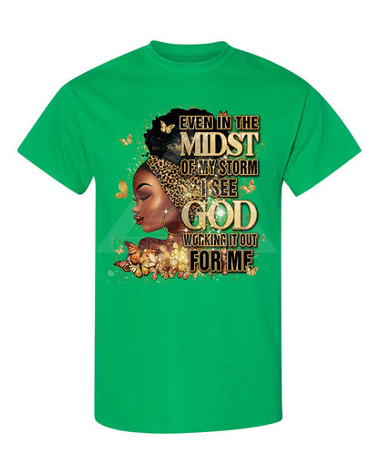 Even In The Midst Tee (Gold)