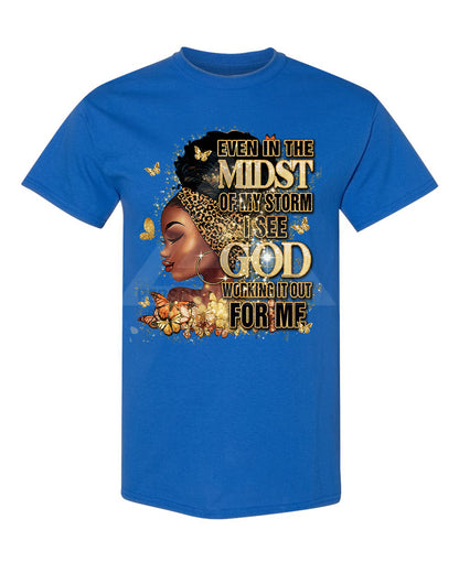 Even In The Midst Tee (Gold)