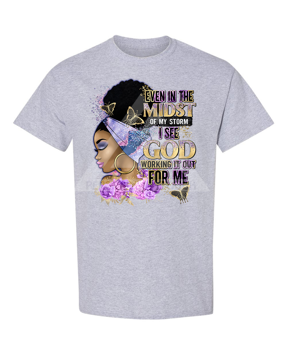 Even In The Midst Tee (Purple)