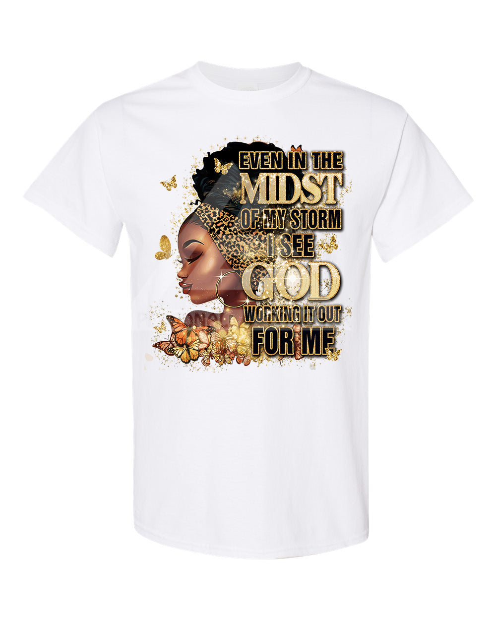 Even In The Midst Tee (Gold)