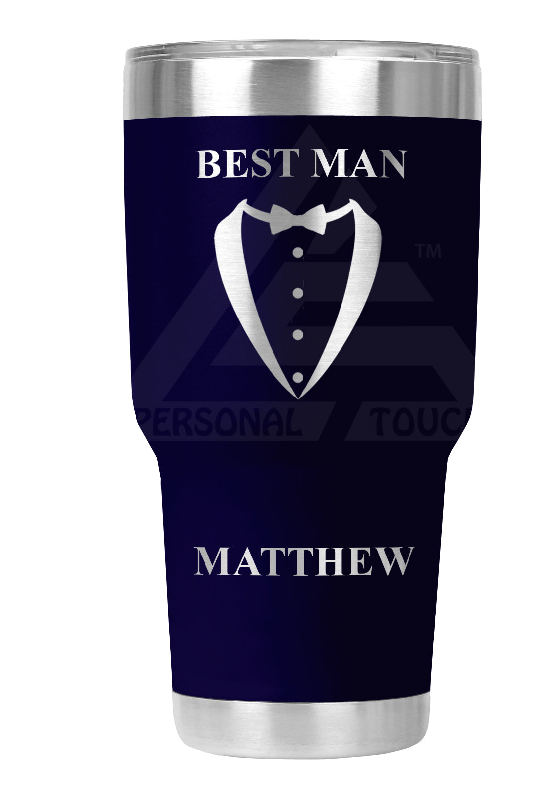 30 oz Engraved Best Man Tumbler