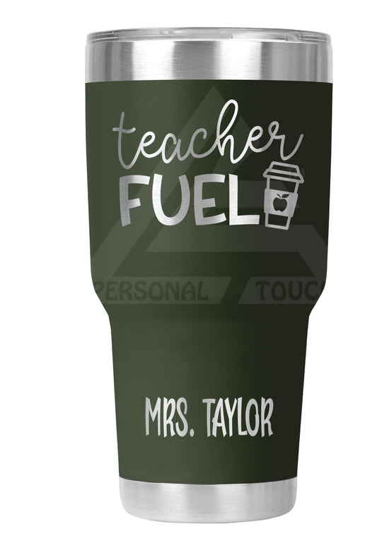30 oz Engraved Teacher Fuel Tumbler