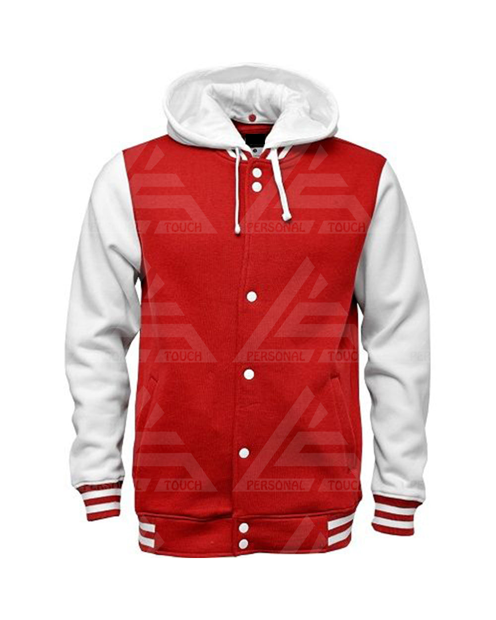 Custom letterman discount jacket with hood